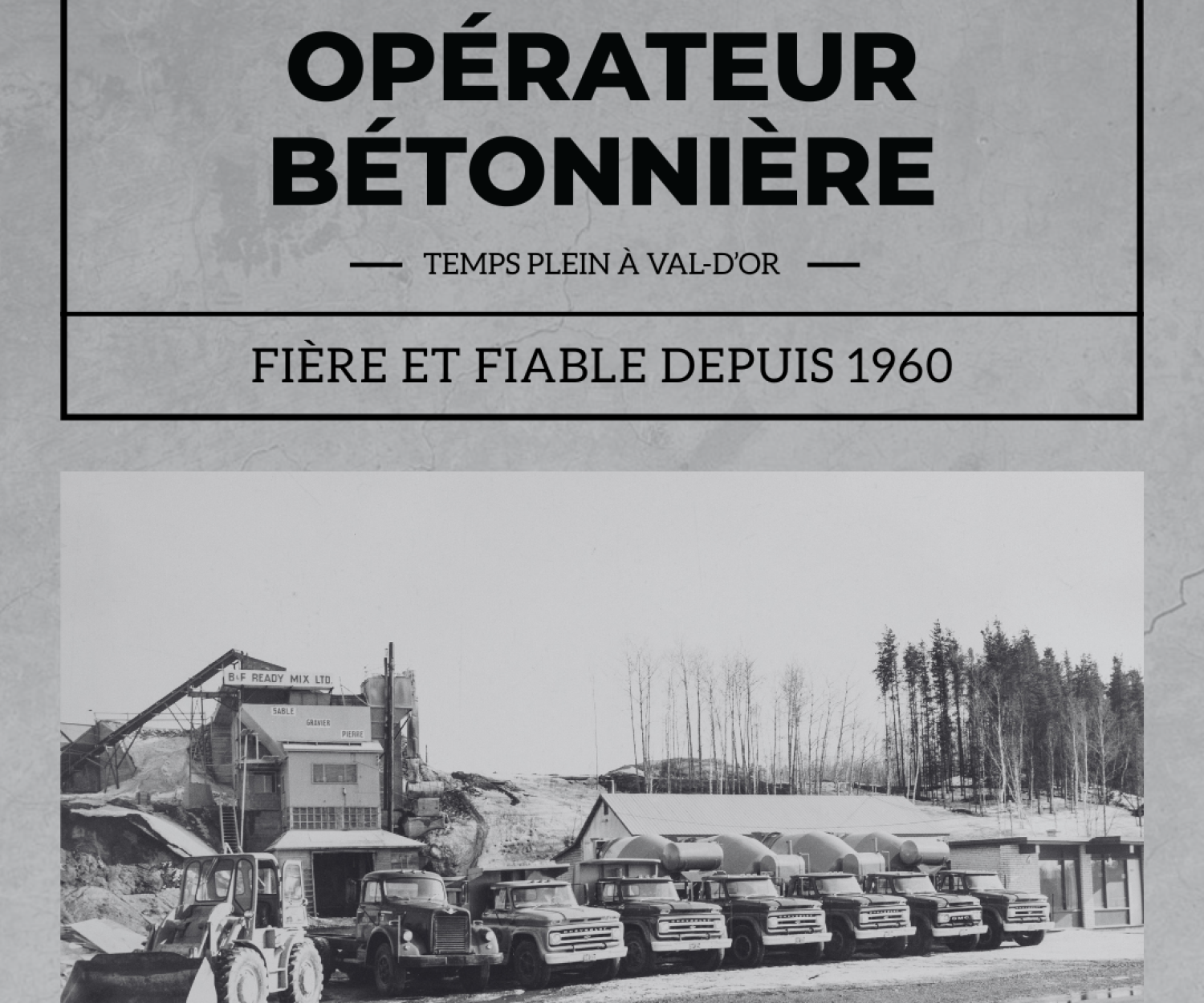 opérateur de bétonnière