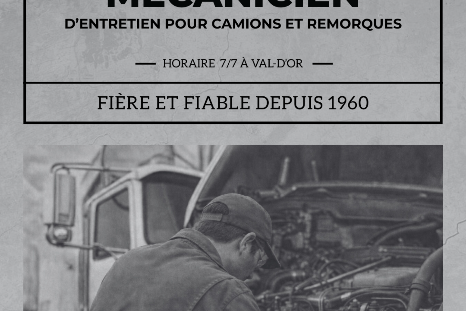mécanicien camion remorque offre d'emploi valdor