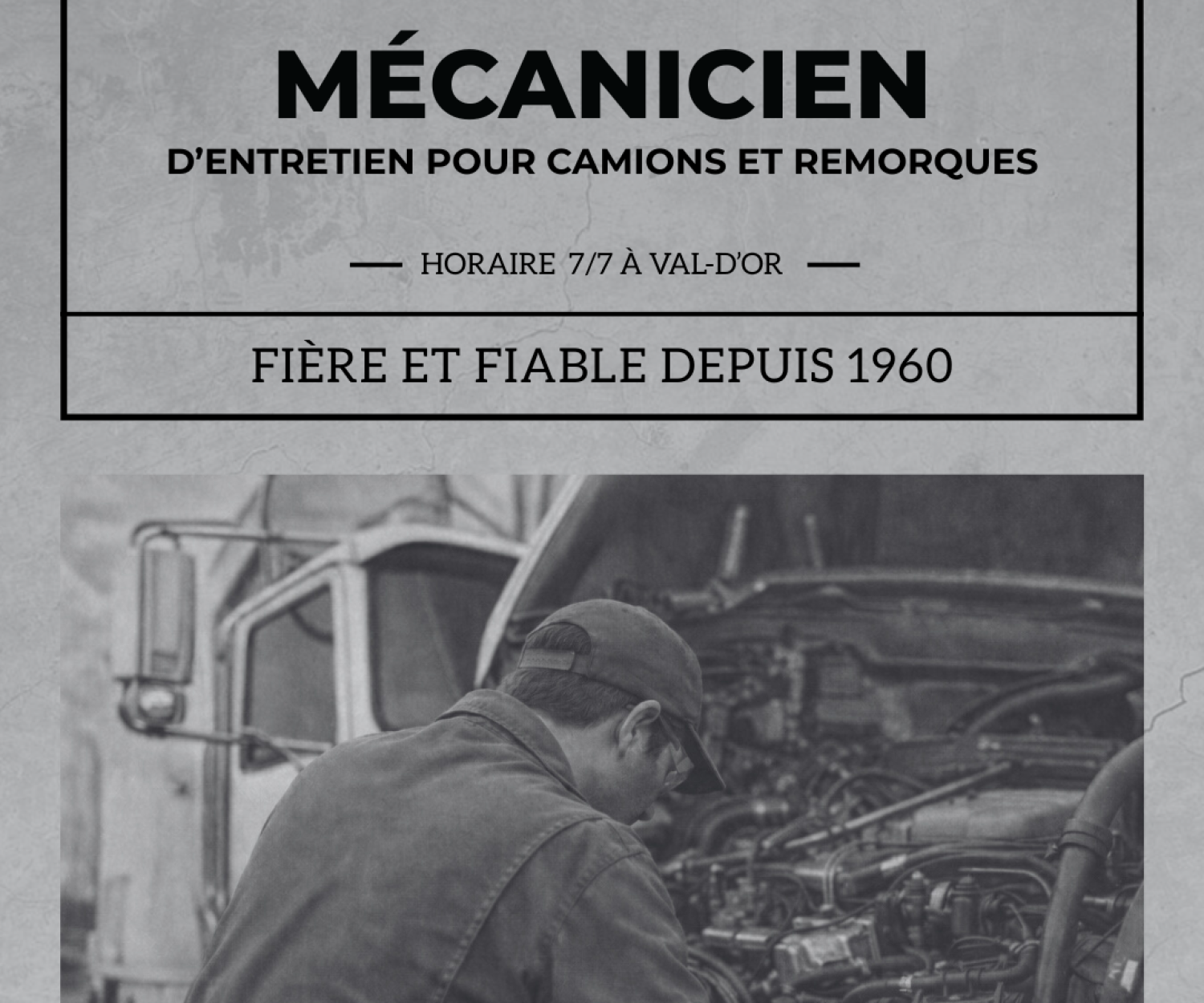 mécanicien camion remorque offre d'emploi valdor