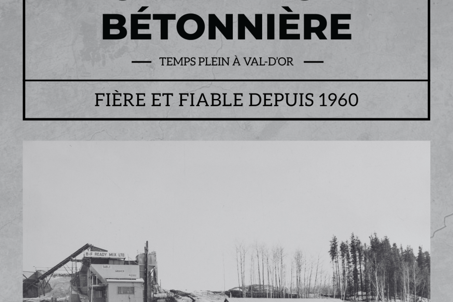 camionneur opérateur de bétonnière