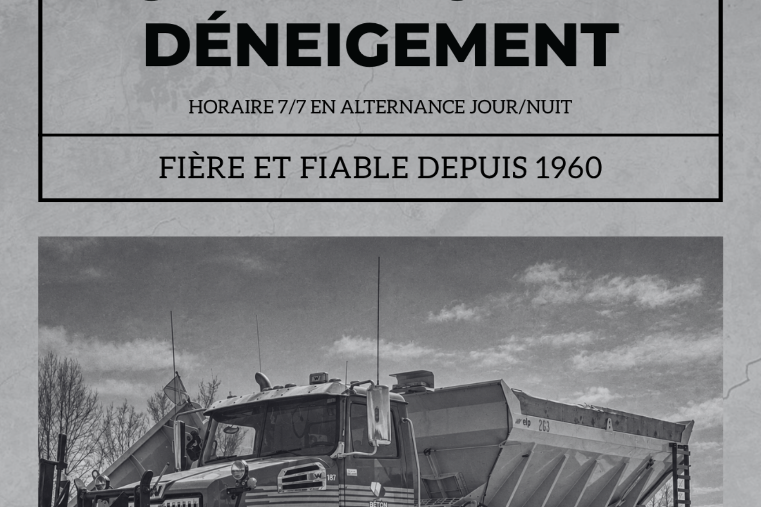 opérateur de déneigement